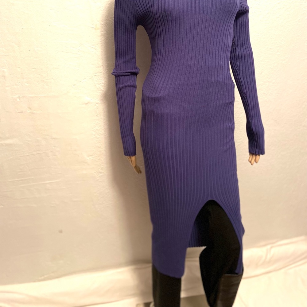10153 Blue winter dress size M